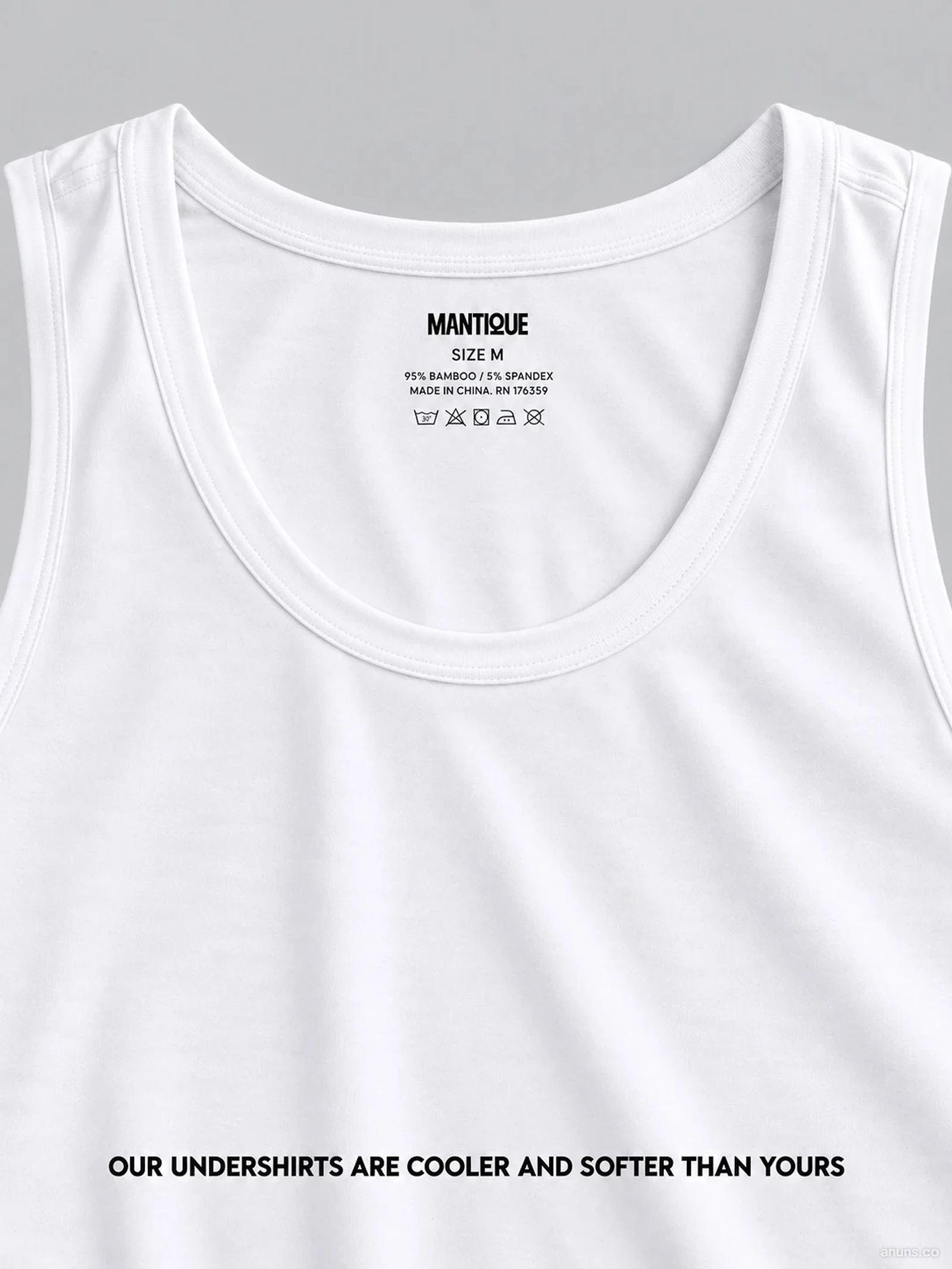 OUR UNDERSHIRTS ARE COOLER AND SOFTER THAN YOURS