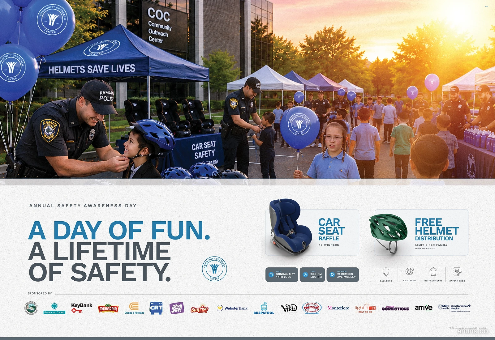A DAY OF FUN. A LIFETIME OF SAFETY.