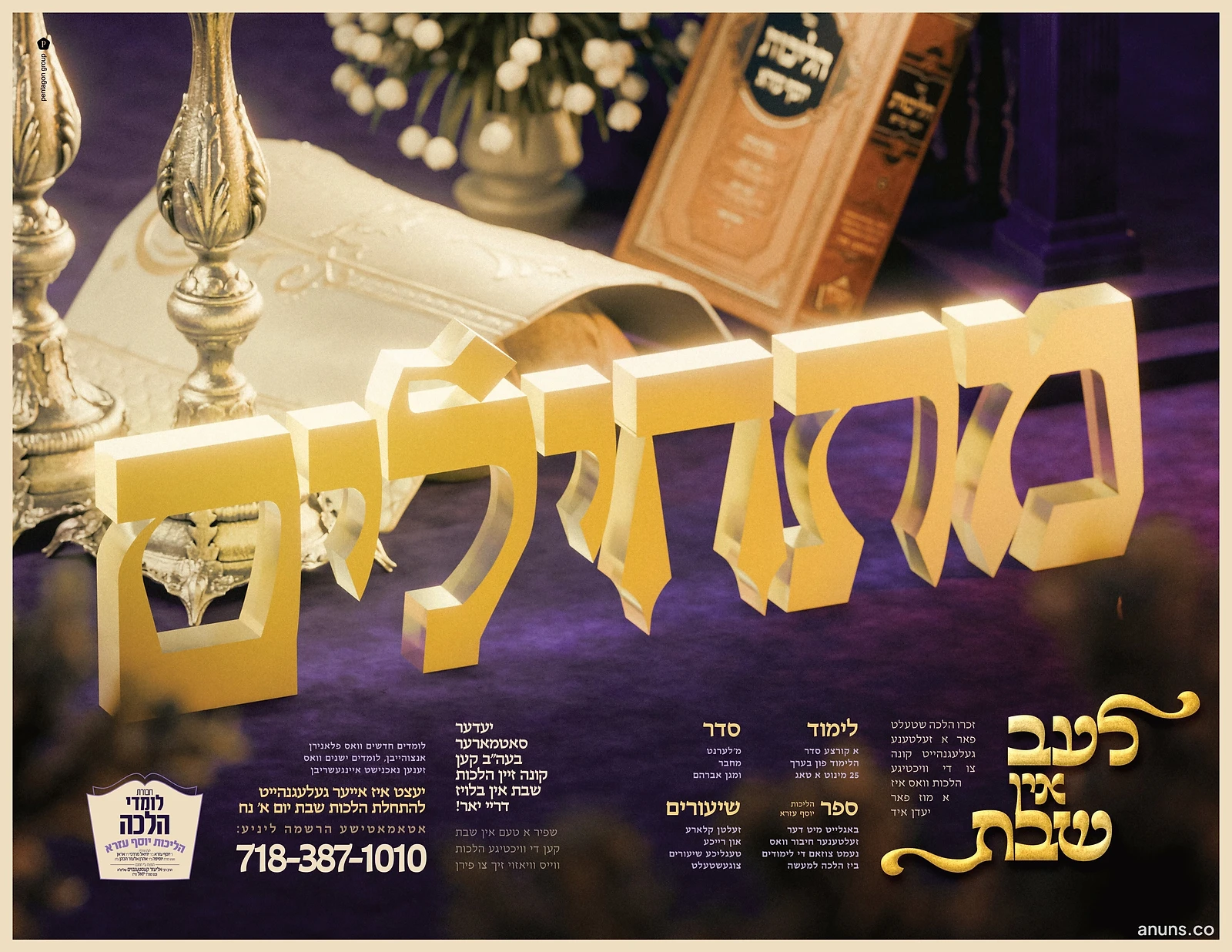 מהודרים (Mehudorim) - Le'taam in Shabbos