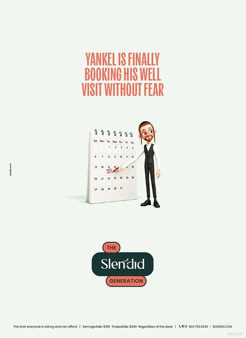 Yankel is finally booking his well visit without fear