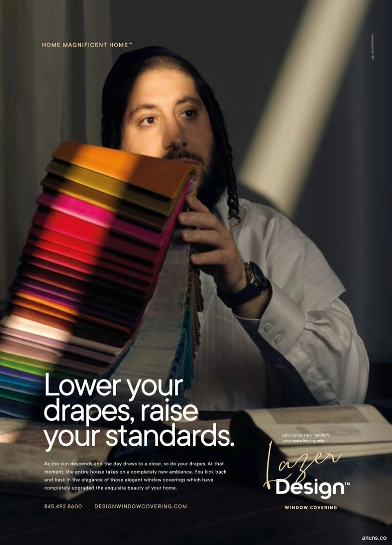 Lower your drapes, raise your standards.