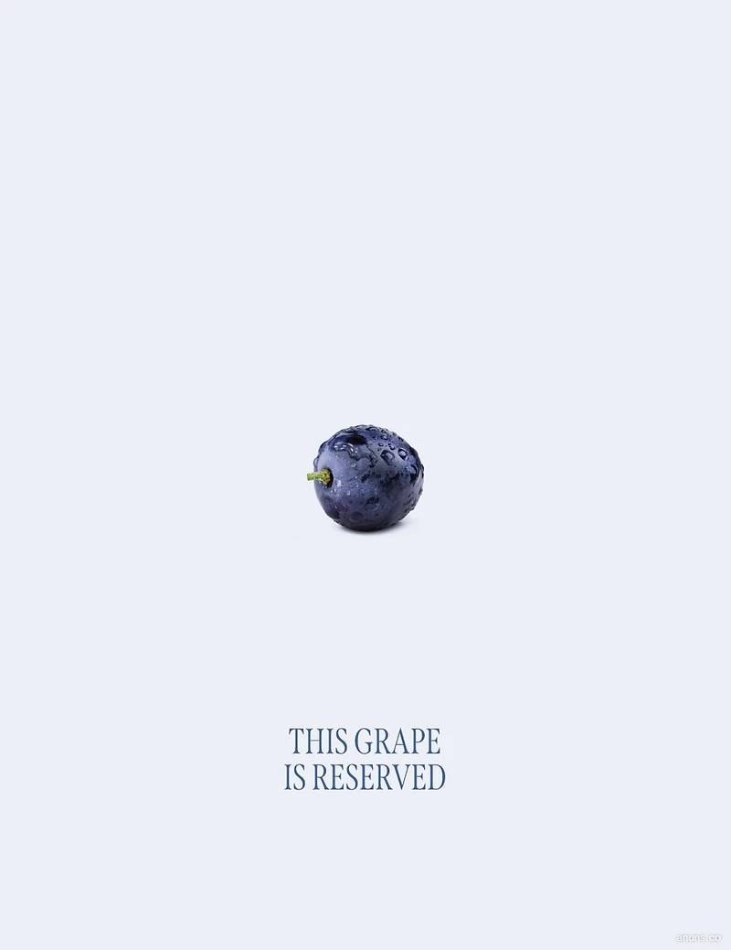 THIS GRAPE IS RESERVED