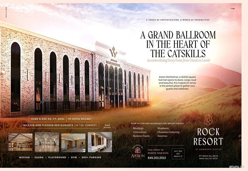 A GRAND BALLROOM IN THE HEART OF THE CATSKILLS