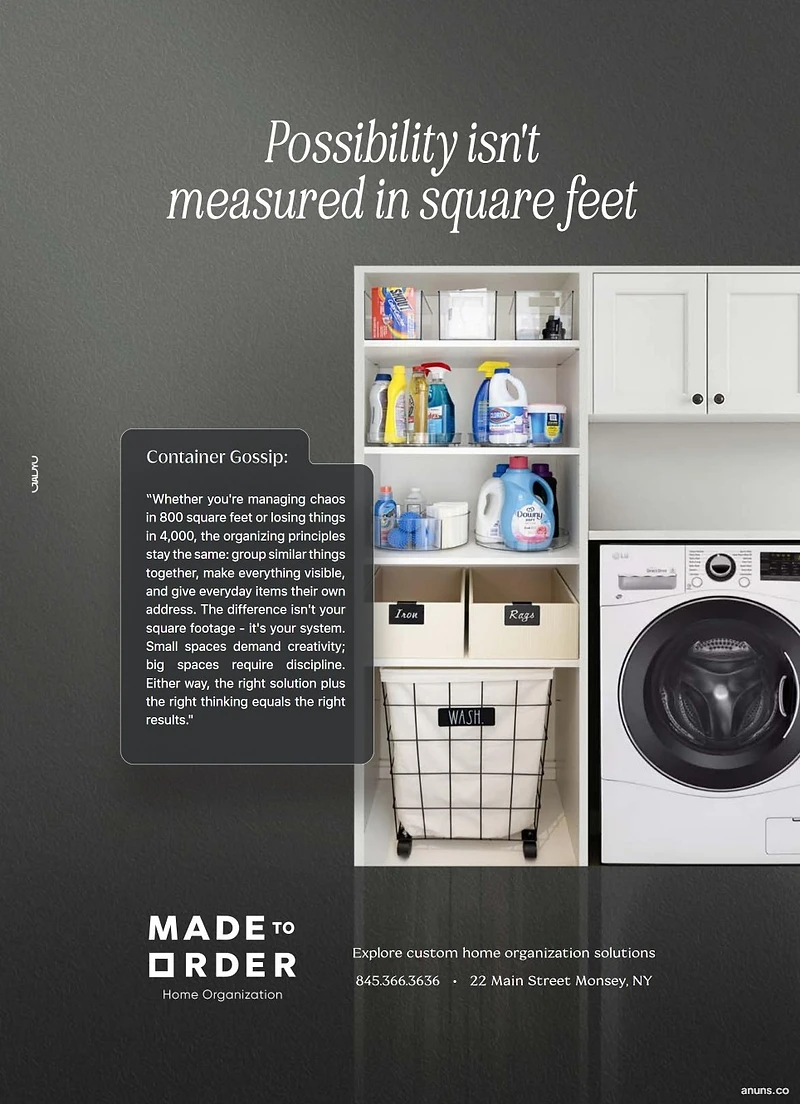 Made to Order Home Organization
