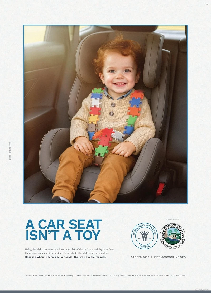 A CAR SEAT ISN'T A TOY