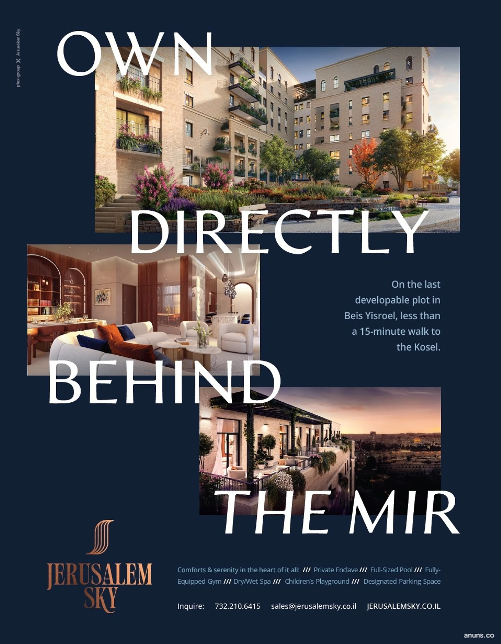 Own Directly Behind The Mir