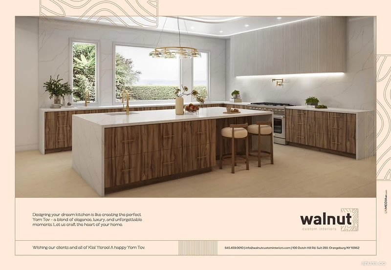 Designing your dream kitchen is like creating the perfect Yom Tov