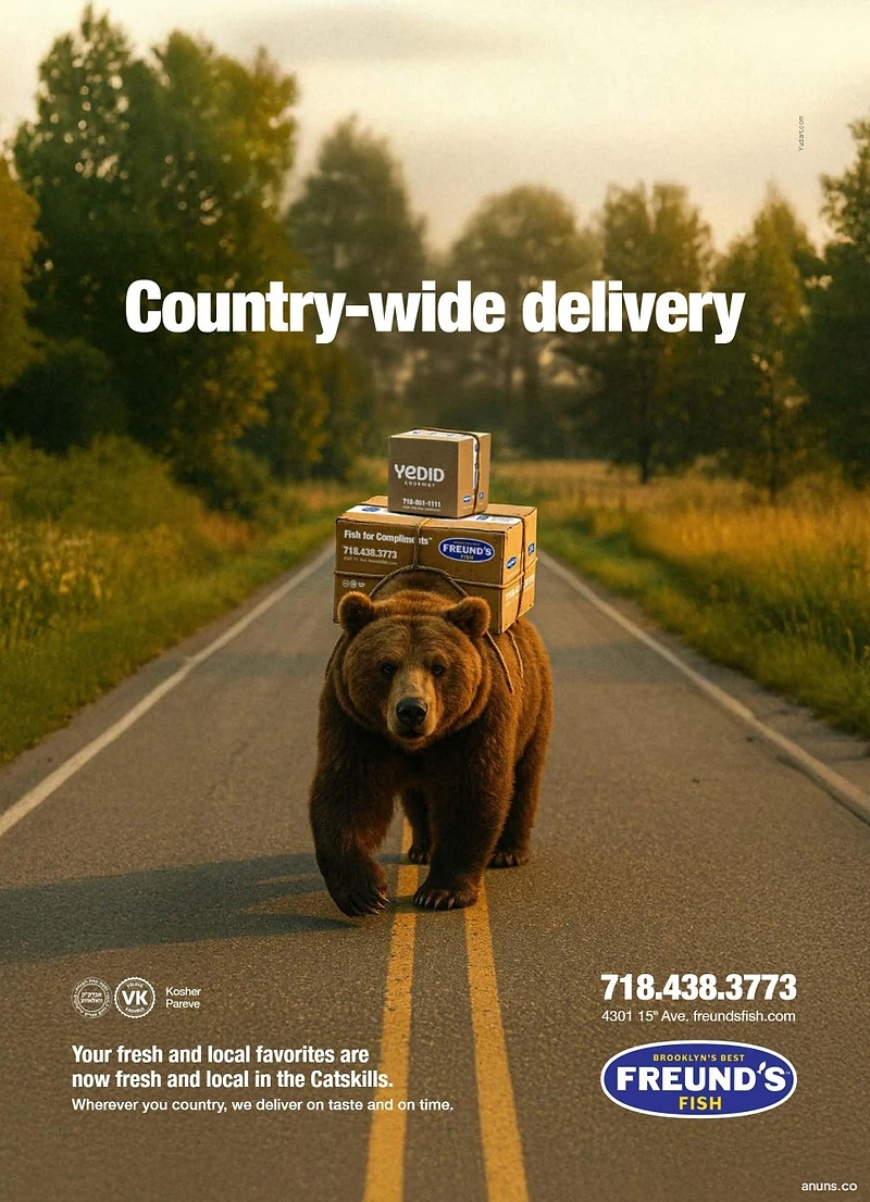 Country-wide delivery