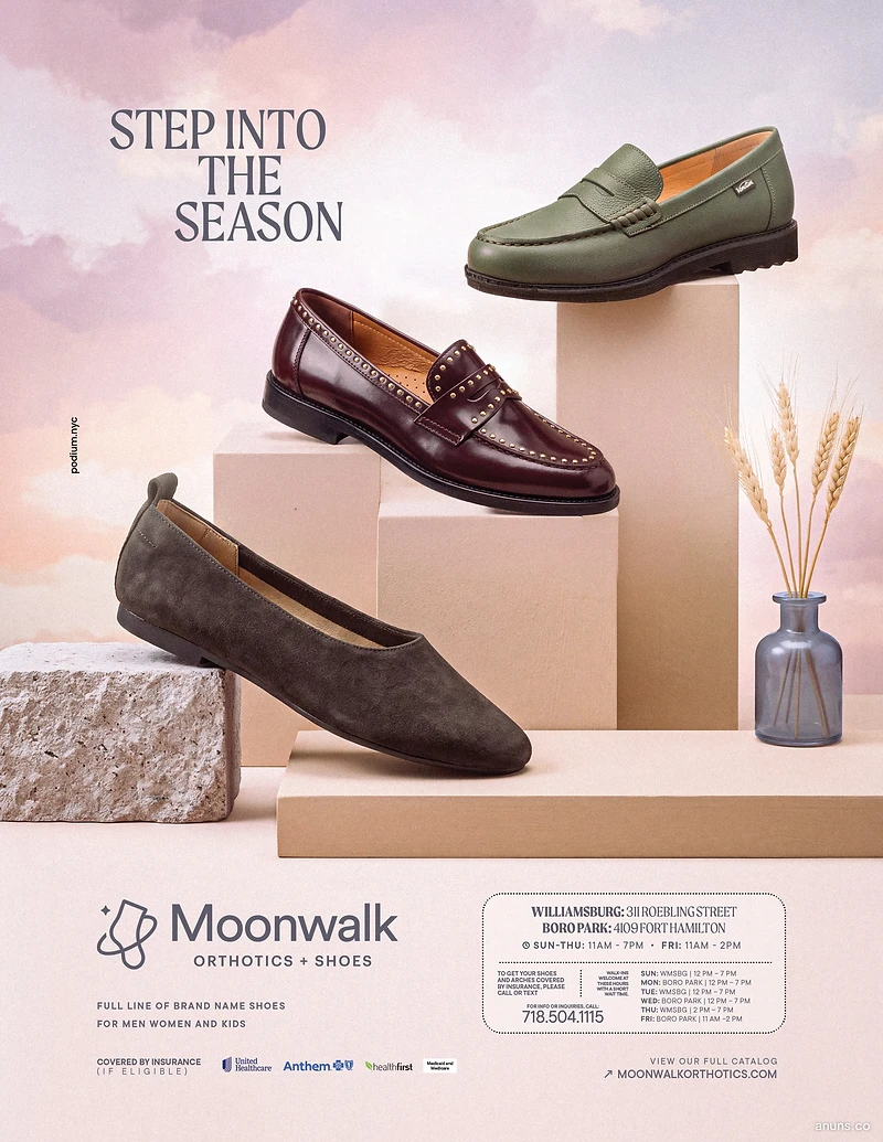 Moonwalk Orthotics + Shoes