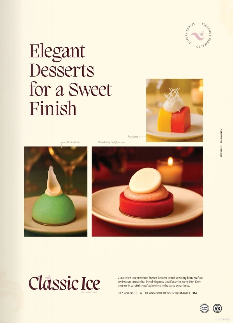 Elegant Desserts for a Sweet Finish