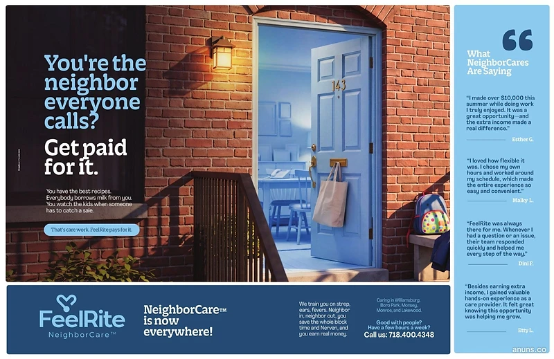 You're the neighbor everyone calls? Get paid for it.