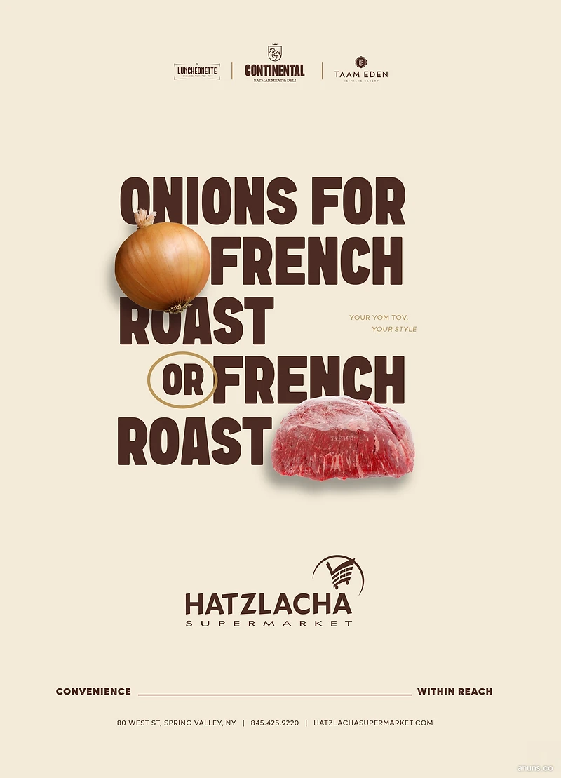 Onions for French roast or French roast