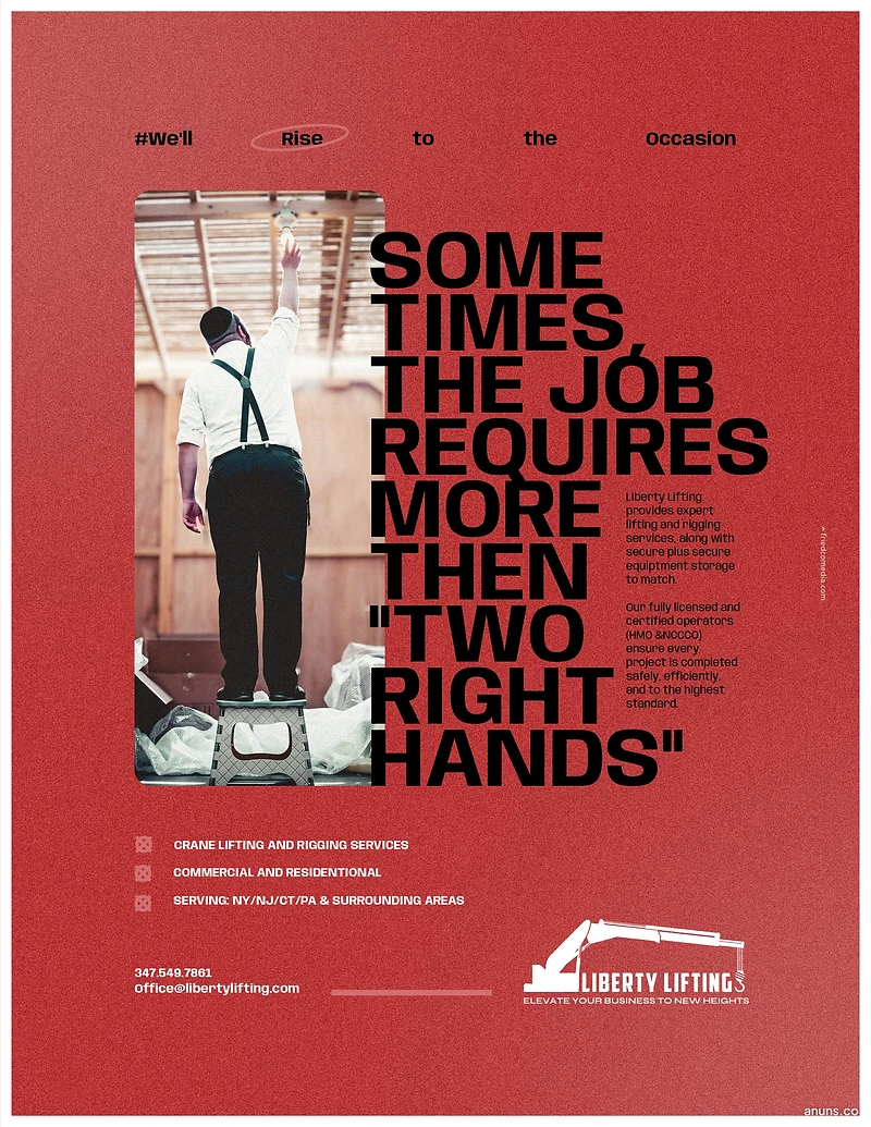 SOMETIMES THE JOB REQUIRES MORE THEN "TWO RIGHT HANDS"