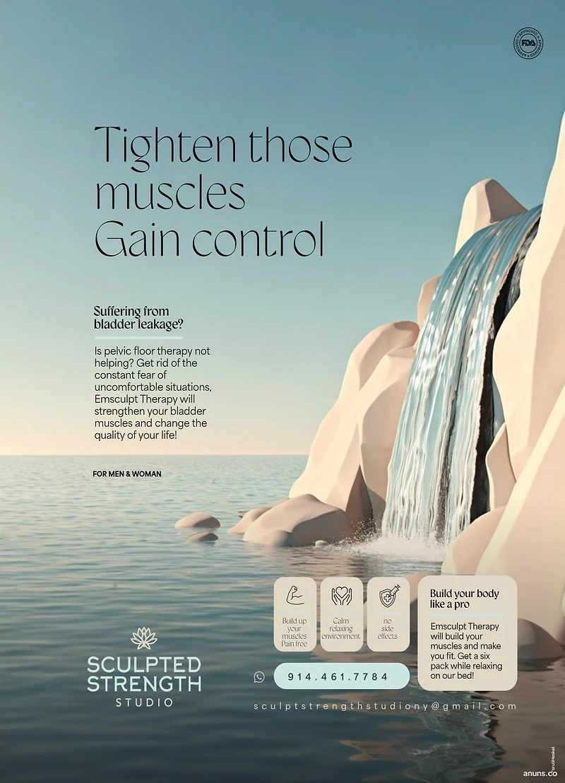 Tighten those muscles Gain control