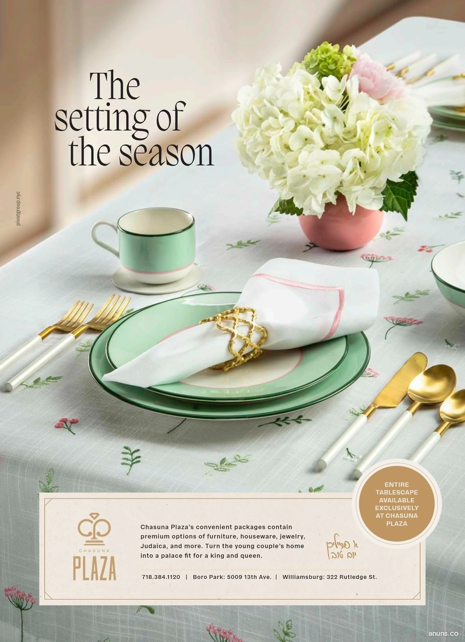 The setting of the season