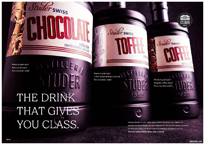 THE DRINK THAT GIVES YOU CLASS.