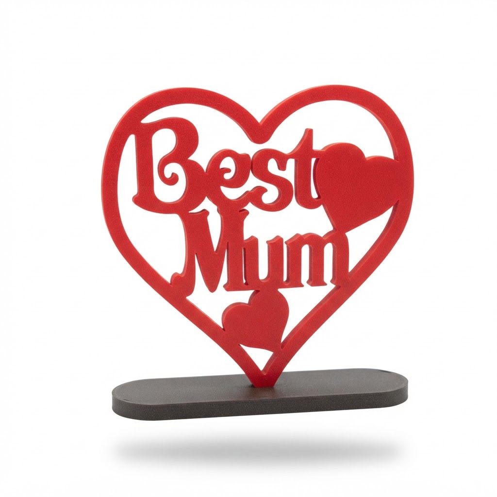 Best Mum Heart Frame