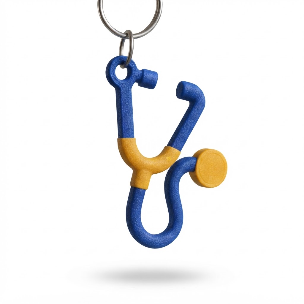 Stethoscope Keychain