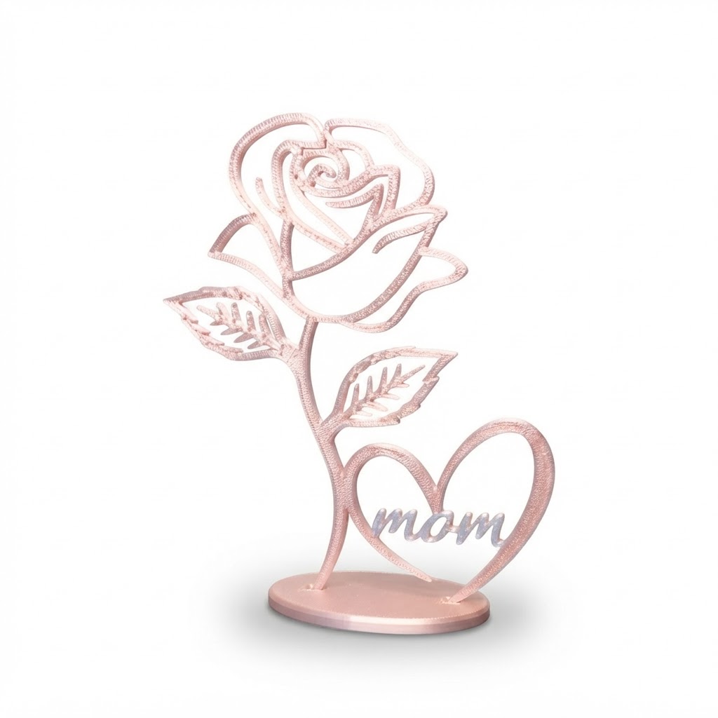Mom Rose Sculpture