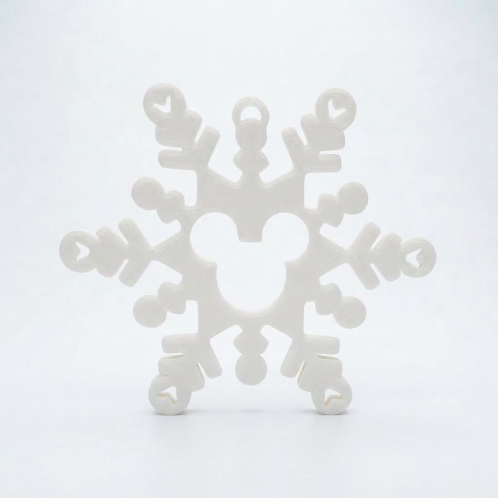 Disney-Inspired Snowflake Ornament