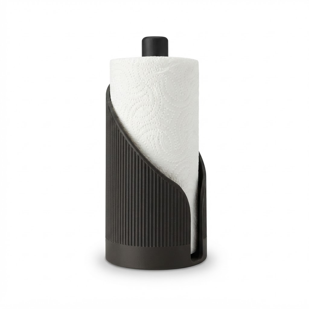 Ridged Paper Towel Holder
