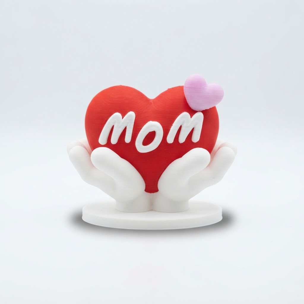 Mom Heart Hands Sculpture