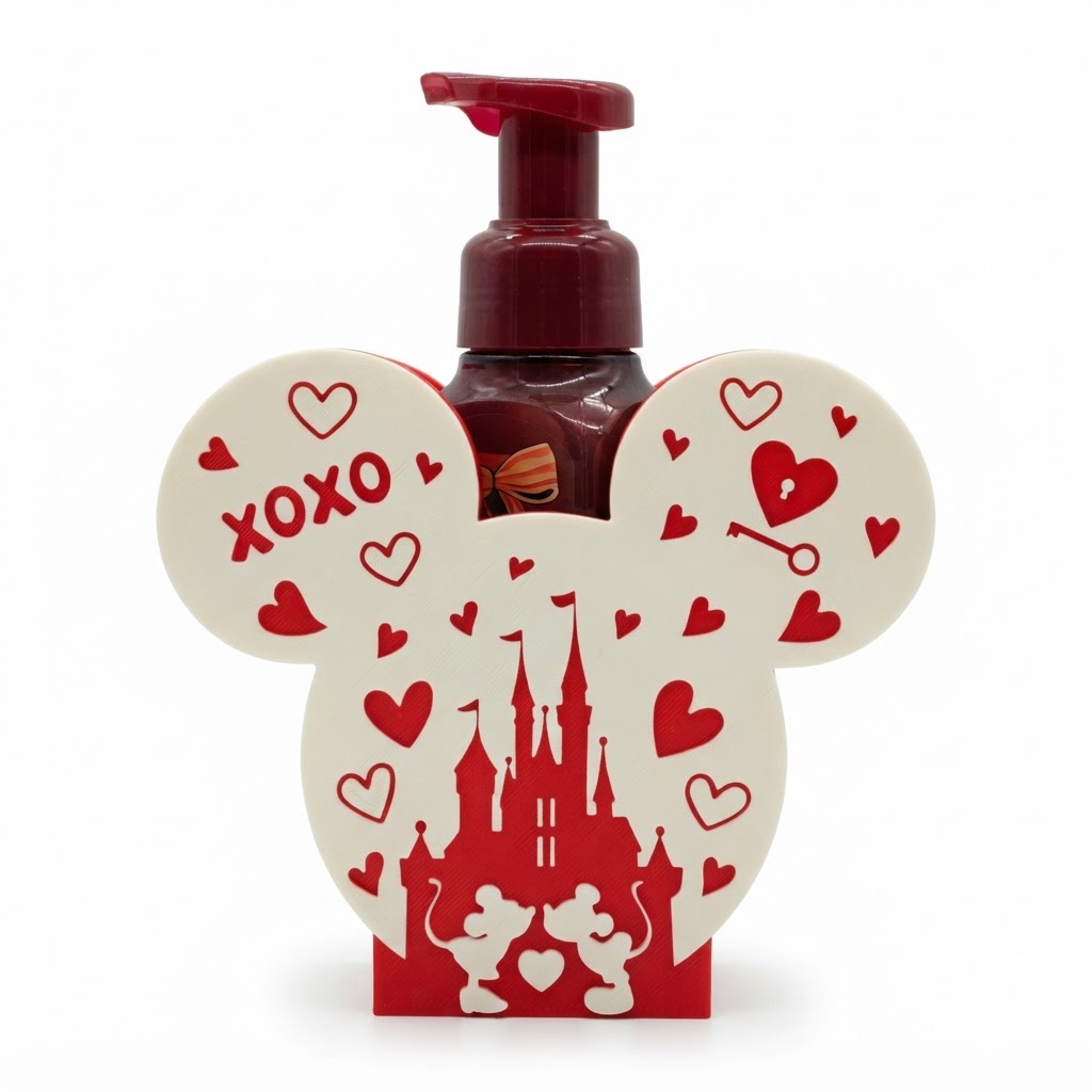 Valentine Disney-Inspired Soap Dispenser