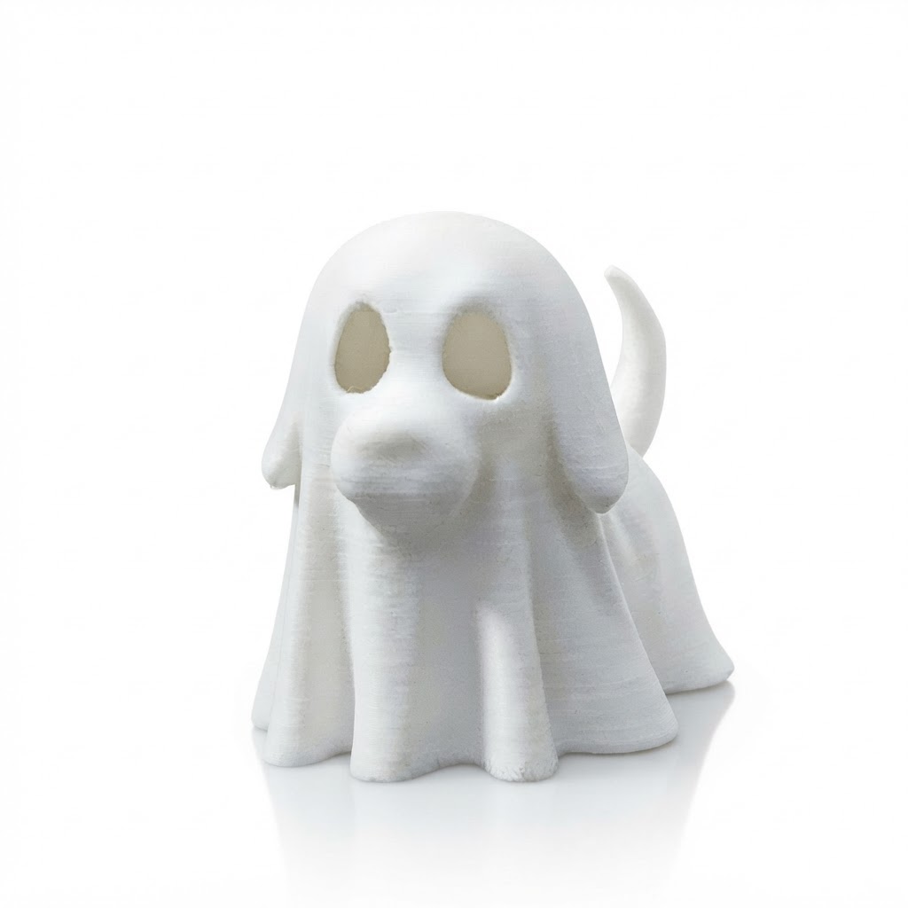 Ghost Dog Figurine