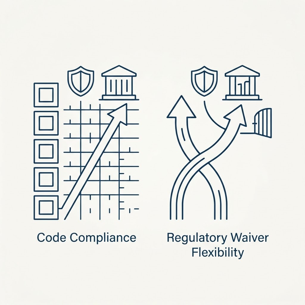 Code Compliance and Regulatory Waiver Flexibility