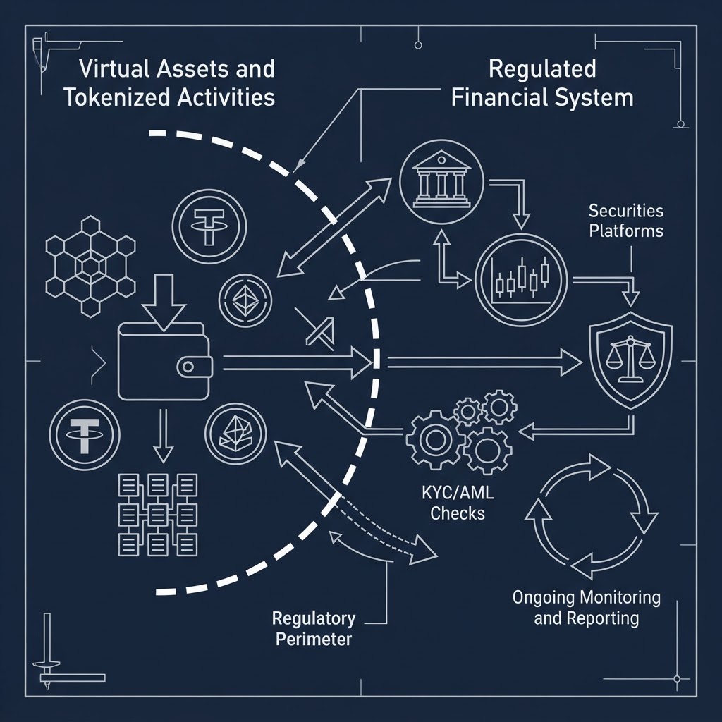 Defining the Regulatory Perimeter for Virtual Asset and Tokenized Activities