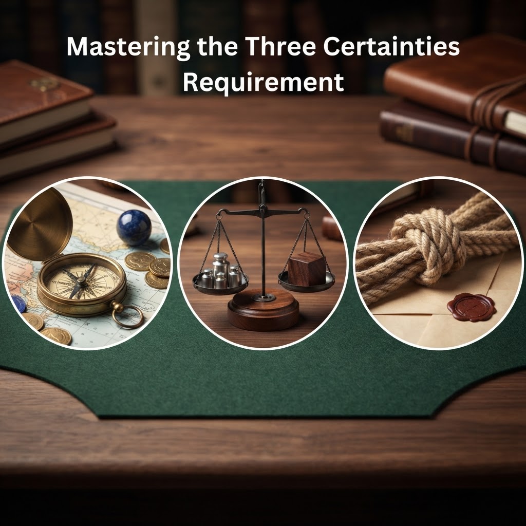Mastering the Three Certainties Requirement