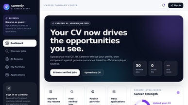 JOB SEARCH PORTAL & JOB APPLICATION TRACKER template preview