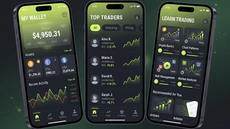 TAG Markets app features