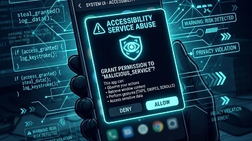 Android accessibility service being abused for spyware surveillance