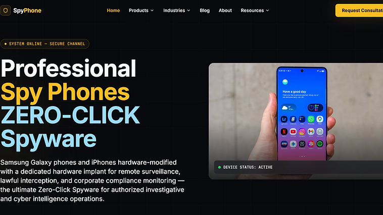 Professional Spy Phones — Zero-Click Spyware for authorized investigative and cyber intelligence operations