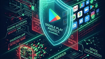 Spyware evading Google Play Protect with stealth camouflage