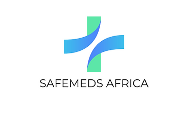Screenshot of the SafeMedsAfrica homepage