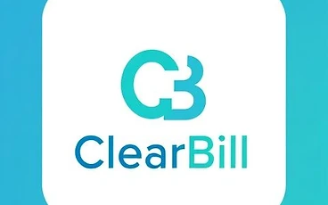 Screenshot of the ClearBill homepage
