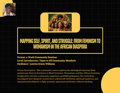 Mapping Self, Spirit, and Struggle: From Feminism to Womanism in the African Diaspora
