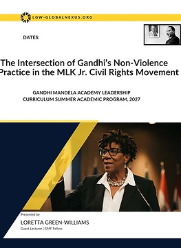 Loretta Green-Williams speaking at a podium
