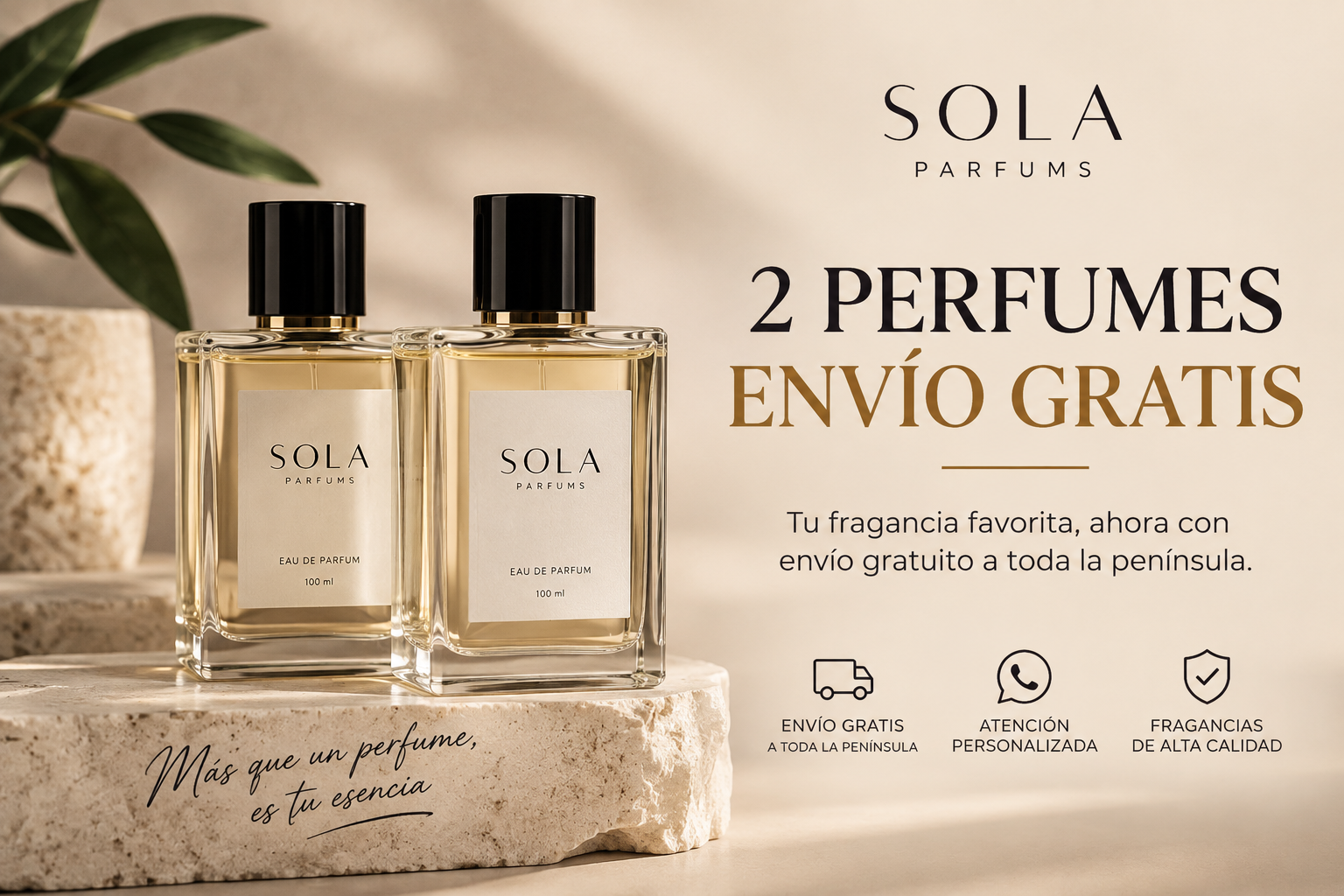 2 perfumes SOLA Parfums con envío gratis