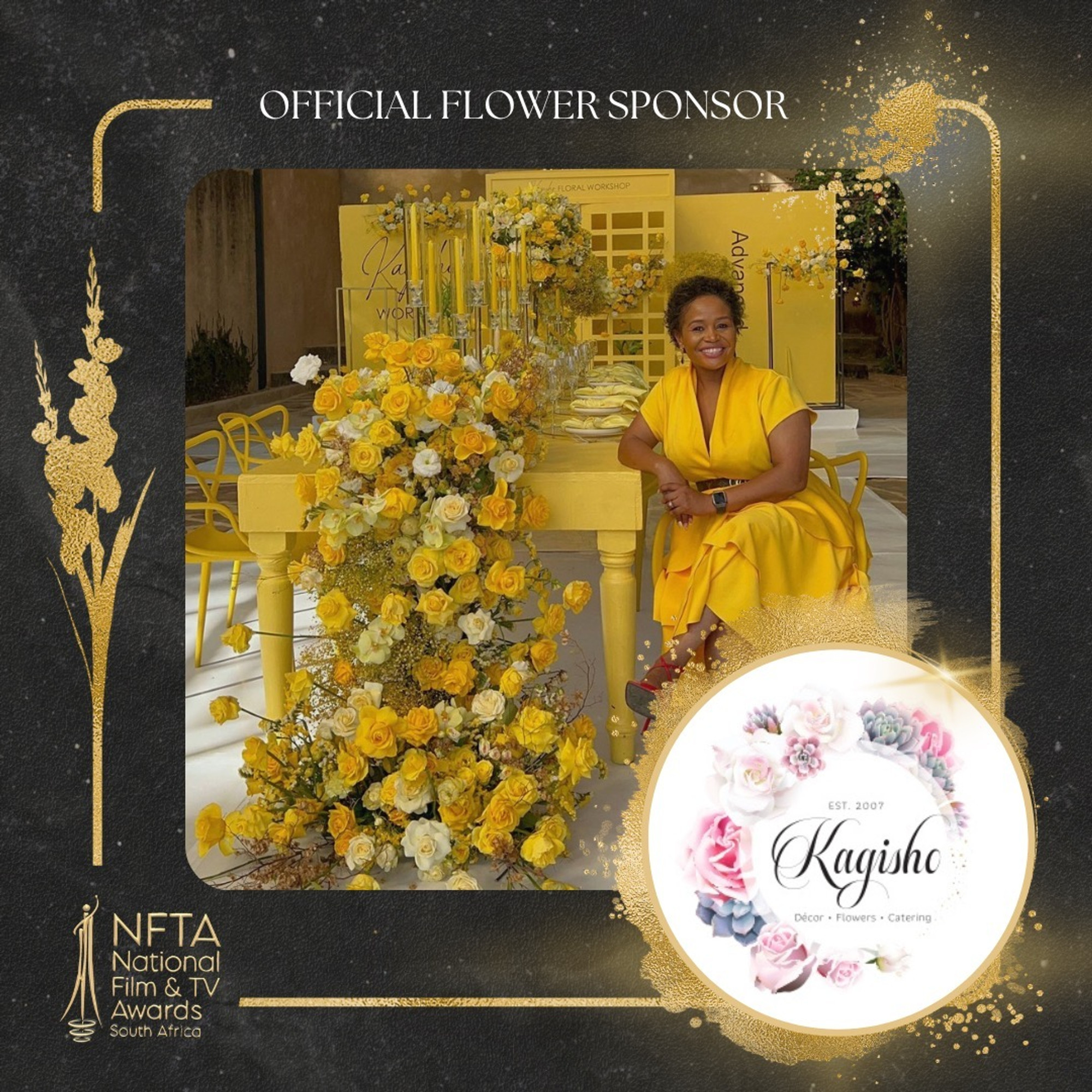 Kagisho Décor, Flowers & Catering — Official NFTA South Africa sponsor
