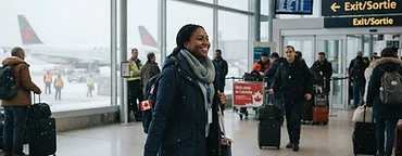 Arrivée au Canada