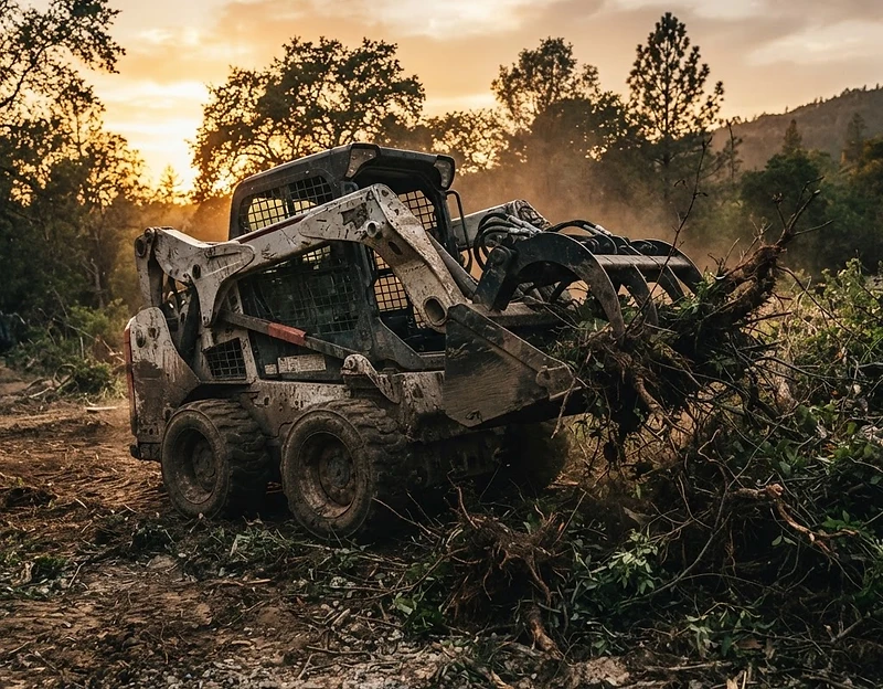 Light excavation and skid-steer site work
