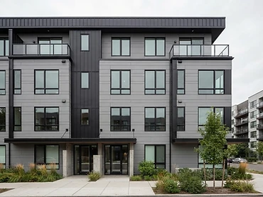 Multi-family exterior — Panel Multi-Family Exterior, Location available soon — architectural exterior installation by CRC Exteriors LLC