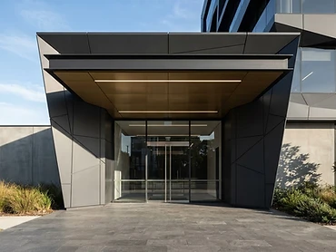 Architectural accent — Precision Entry Feature, Location available soon — architectural exterior installation by CRC Exteriors LLC