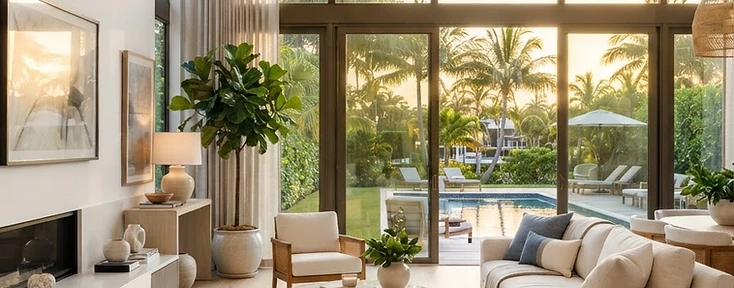 Residential property interior in South Florida