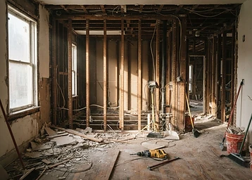 Interior demolition & prep
