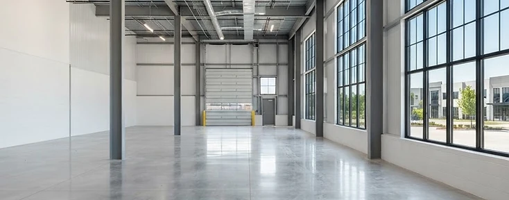 Commercial property interior ready for use