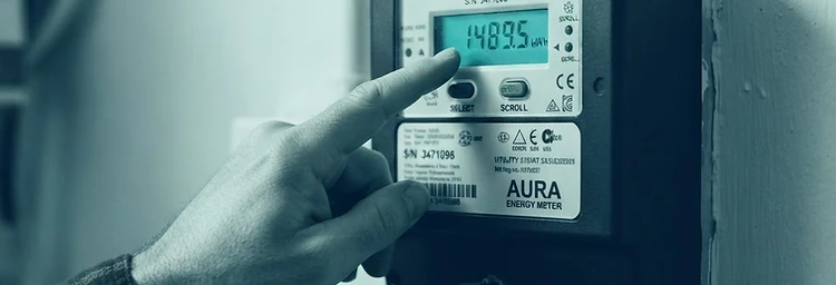 Contador de luz de una vivienda